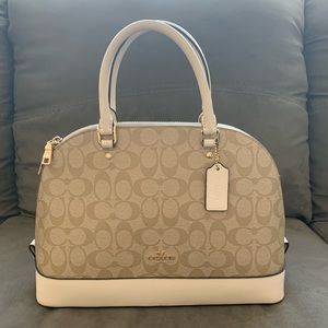 Coach Signature Cora Domed Satchel